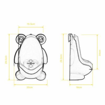 New Upgraded Portable Ergonomic Children Boy Kids Toilet Training Children Potty Pee Urine Home Bathroom Frog Shape Toilet Urinal, Green, On Sale