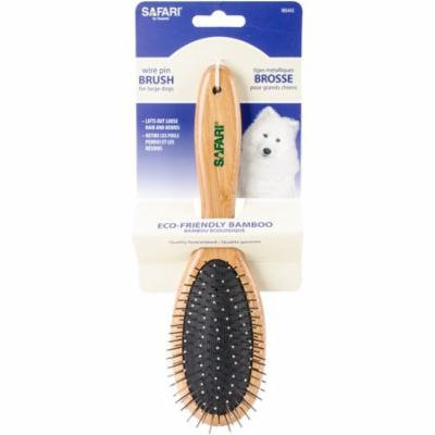 Safari Dog Wire Pin Brush with Bamboo Handle, Large