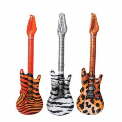 US Toy IN379X3 Safari Rock Guitar Inflates - 12 Per Pack - Pack of 3