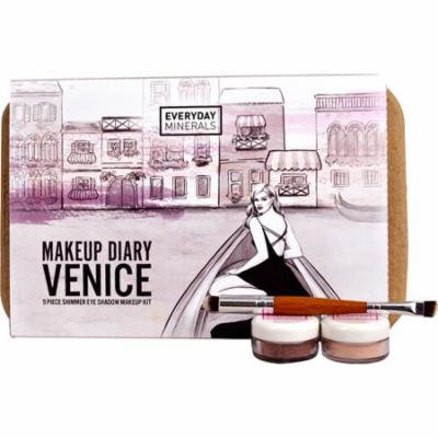 Everyday Minerals Makeup Diary VENICE 9 Piece Shimmer Eye Makeup Kit -- 1 Kit (pack of 3)