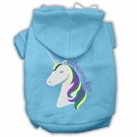 Unicorns Rock Embroidered Dog Hoodie Baby Blue Xxl (18)