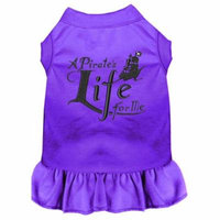 A Pirate's Life Embroidered Dog Dress Purple Xxxl (20)