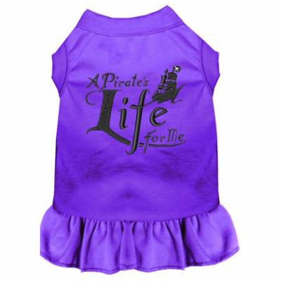 A Pirate's Life Embroidered Dog Dress Purple Xxxl (20)