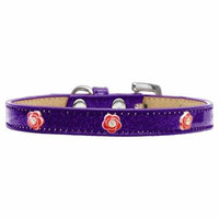 Red Rose Widget Dog Collar Purple Ice Cream Size 16