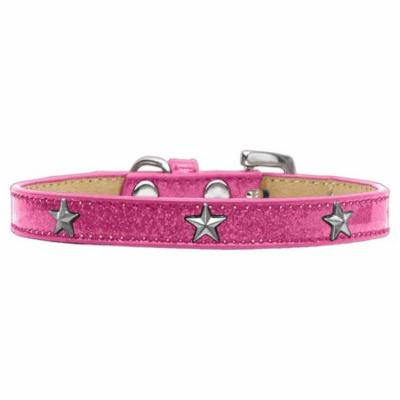 Silver Star Widget Dog Collar Pink Ice Cream Size 20