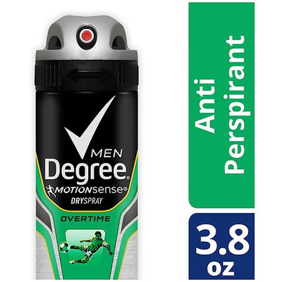 Degree Men MotionSense Antiperspirant Dry Spray Overtime 3.8 oz.(pack of 12)