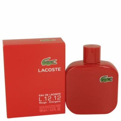 Lacoste Eau De Lacoste L.12.12 Rouge by Lacoste - Men - Eau De Toilette Spray 3.3 oz