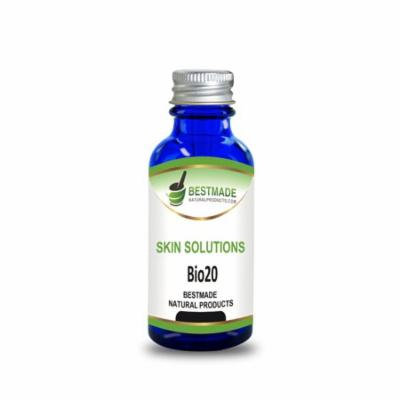 Skin Solution for Clear Skin - A Dietary Supplement & Natural Treatment of Psoriasis, Eczema, Acne, Dandruff, Pemphigus and more (Bio20)
