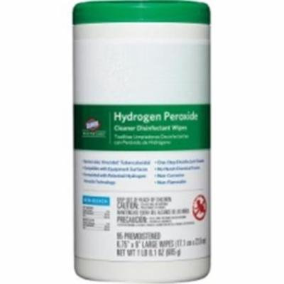 Sprichards CLO30824CT Hydrogen Peroxide Disinfecting Wipes - Count 95 - White