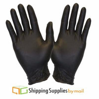 SSBM Vinyl Free Nitrile Disposable Gloves, 2X-Large, Powder Free, Black, Latex Free, Medical Exam 7000 count
