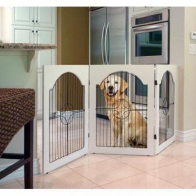 Majestic Pet Products Universal Freestanding Wood & Wire Pet Gate