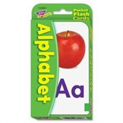 T23001 - Trend Pocket Flash Card - Theme/Subject: Learning - Skill Learning: Alphabet - 56 Pieces
