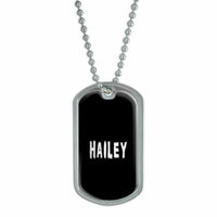 Hailey Dog Tag