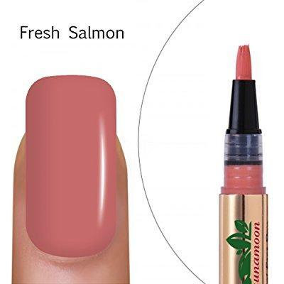 lagunamoon soak off uv led gel nail polish - fresh salmon