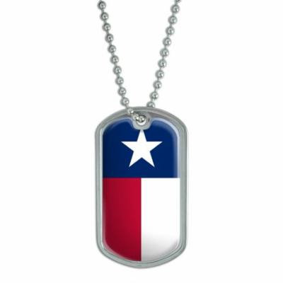 Texas State Flag Dog Tag