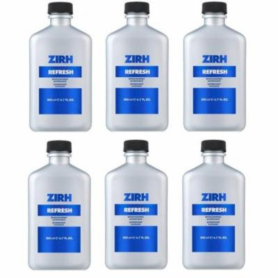 Zirh Refresh Invigorating Astringent, 6.7 oz (Pack of 6) + Schick Slim Twin ST for Sensitive Skin