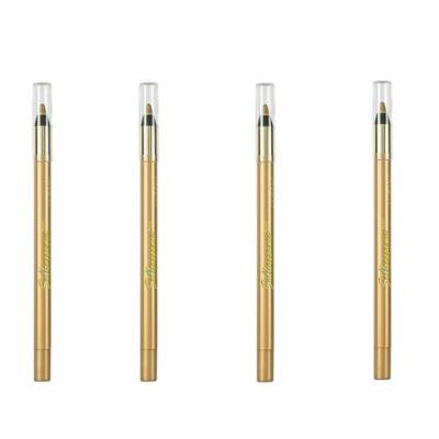 L'Oreal Paris Infallible Silkissime Eyeliner, 280 Gold, 0.03 Oz (4 Pack) + Schick Slim Twin ST for Dry Skin