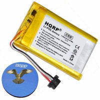 HQRP Battery for MiTAC DigiWalker Mio 541380530006 / BL-LP1230/11-D00001U / BP-LP1200/11-D0001MX / G025A-Ab / G025M-AB Replacement + HQRP Coaster