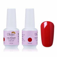 Ukiyo UV LED Nail Gel Polish Nail Art Soak Off Varnish 15ML /0.20fl.oz 1343-Red Roses