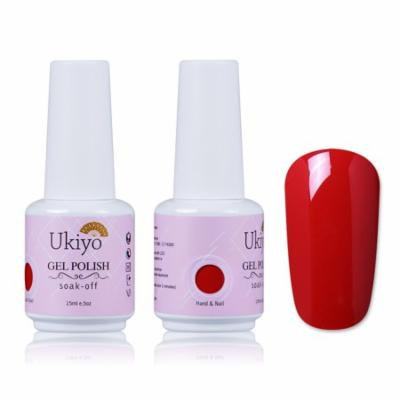 Ukiyo UV LED Nail Gel Polish Nail Art Soak Off Varnish 15ML /0.20fl.oz 1343-Red Roses