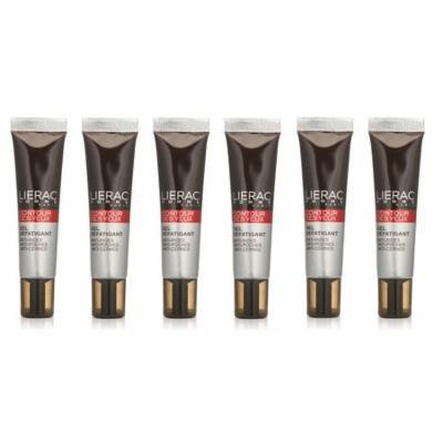 Lierac Homme Eye Contour, Fatigue Smoothing Gel, 0.55 Oz (Pack of 6) + Schick Slim Twin ST for Sensitive Skin