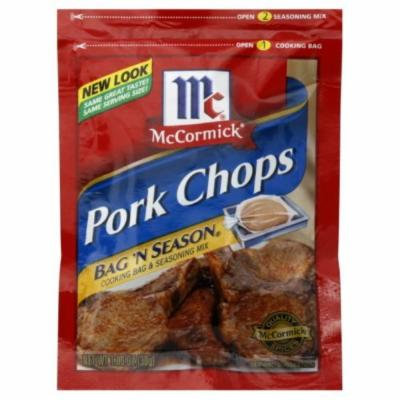 McCormick Bag 'N Season Pork Chops Cooking Bag & Seasoning Mix 1.06 oz (Pack of 6) by McCormick