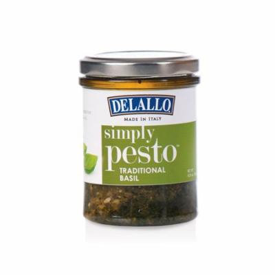 DeLallo Traditional Basil Simply Pesto Sauce (6.35 oz., 12 ct.)