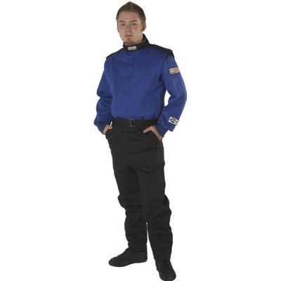 G-FORCE Blue 2X-LG Multiple Layer GF525 Driving Suit P/N 4525XXLBU