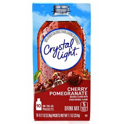 Crystal Light On The Go Cherry Pomegranate Drink Mix, 10-Packet Box (Pack of 6)