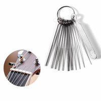 New Arrival DIY Guitar Repair Tools Guitar Nut Slotting File Saw Rods Slot Filing Set