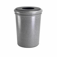 Commercial Zone 720917 50-Gallon StoneTec Waste Container - Ashtone