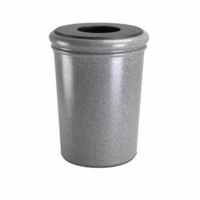 Commercial Zone 720917 50-Gallon StoneTec Waste Container - Ashtone