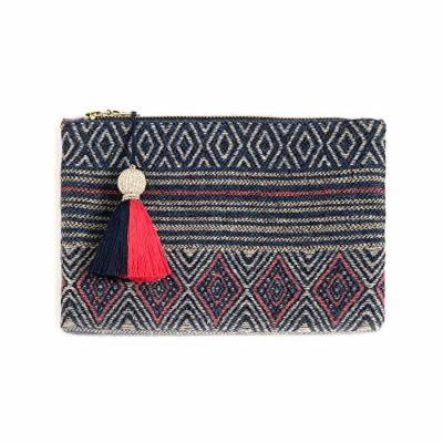 Shiraleah Casta Zip Pouch, Blue