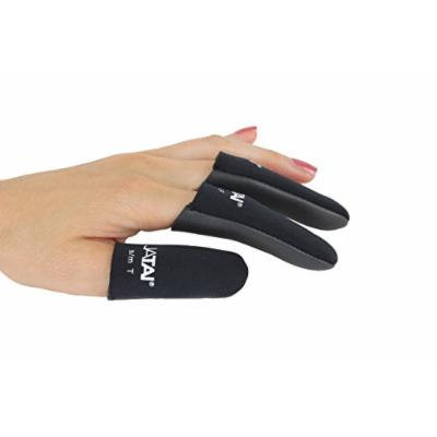 JATAI Heat Shield - Professional High Heat Resistant Finger Protection Guards for Curling and Flat Irons, Wands, Blow Dryers - 3pc (Thumb & 2 Fingers) (M/L - thumb wider than 3/4