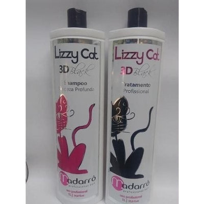 Mandarro Lizzy Cat 3D Black Progressive Professional Brush Kit (2x1L)