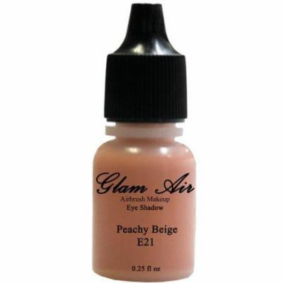 Glam Air Airbrushsh Eye Shadow s Water-based 0.25 Fl. Oz. Bottles of Eyeshadow( Choose Your s From Menu) (E21- PEACHY BEIGE)