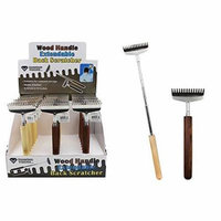 Diamond Visions 11-1663 Wood Handle Extendable Back Scratcher in Assorted Wood Colors