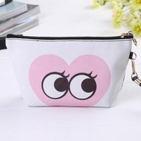Wishmall Print Type Grils Toiletry Makeup Bag Travel Organizer Storage Pouch Clutch Bag WIMA