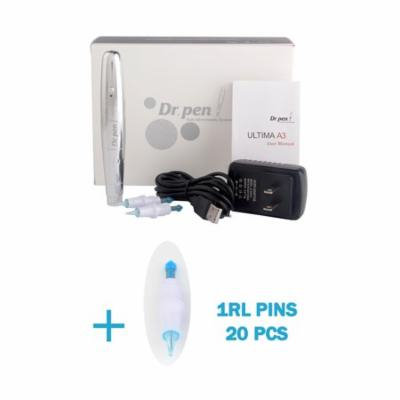 Professional Wireless ULTIMA A3 Dr. Pen Auto-stamp Motorized Meso Microneedle System Makeup Eyebrow Lip Tattoo Pen + 1RL Pins (20PCS)