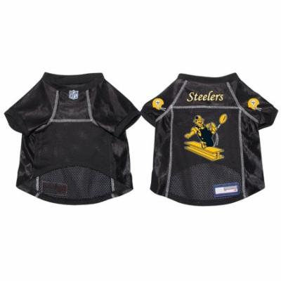 Pittsburgh Steelers Dog Pet Premium Throwback Jersey LARGE