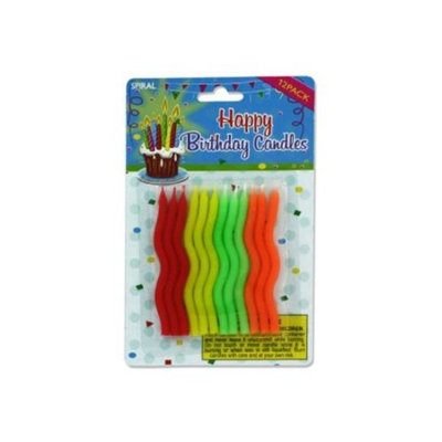 Spiral Birthday Candles - Set of 36