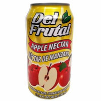 Del Frutal Apple Nectar 11.16 oz - Sabor Manzana (Pack of 18)