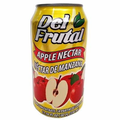 Del Frutal Apple Nectar 11.16 oz - Sabor Manzana (Pack of 18)