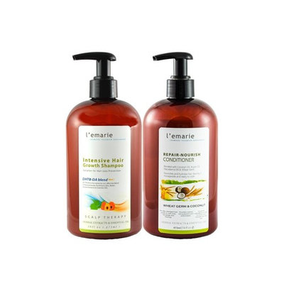 L'emarie Intensive Hair Growth Shampoo and Hair Growth Conditioner Set (2 x 16 oz)