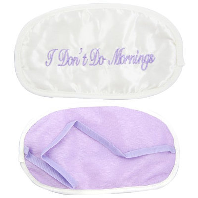 Atb Sleep Silk Mask Eye Blind Fold Cover I Dont Do Morning Travel Eyeshade Rest Gift