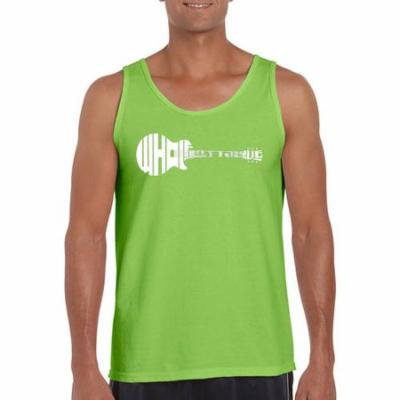 Los angeles pop art Big Men's tank top - whole lotta love
