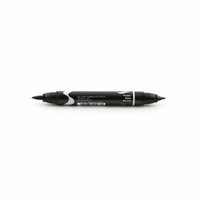 Premier Double-Ended Brush Tip Markers pewter, 212 (pack of 6)