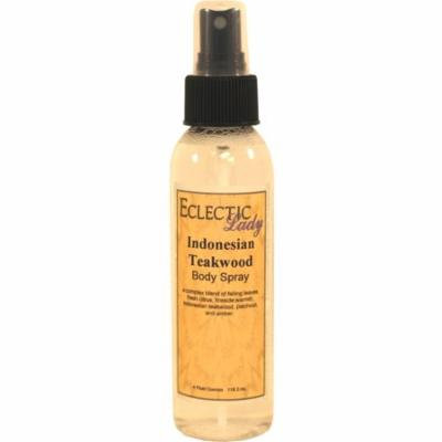 Indonesian Teakwood Body Spray, 4 ounces