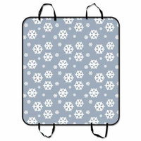 ZKGK Snowflake Dog Car Seat Cover Dog Car Seat Cushion Waterproof Hammock Seat Protector Cargo Mat for Cars SUVs and Trucks 54x60 inches