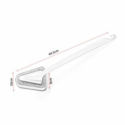 Hot Sale Universal Kitchen Bathroom Long Handle Multifunctional Triangular Sponge Brush, Green